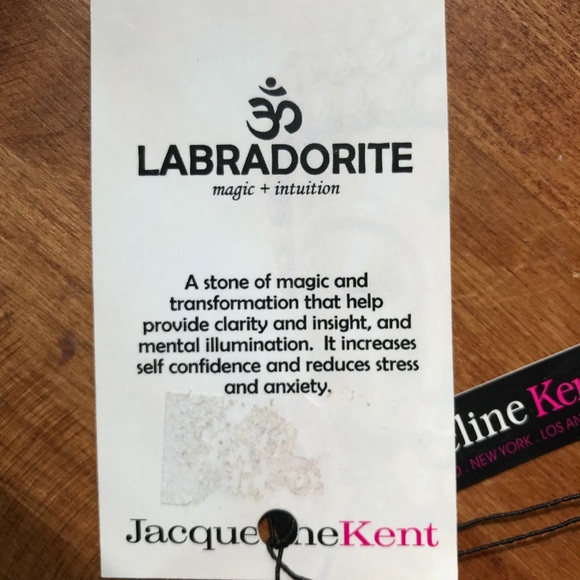 Jacqueline Kent Labradorite stretch Bracelet - Picture 2 of 6